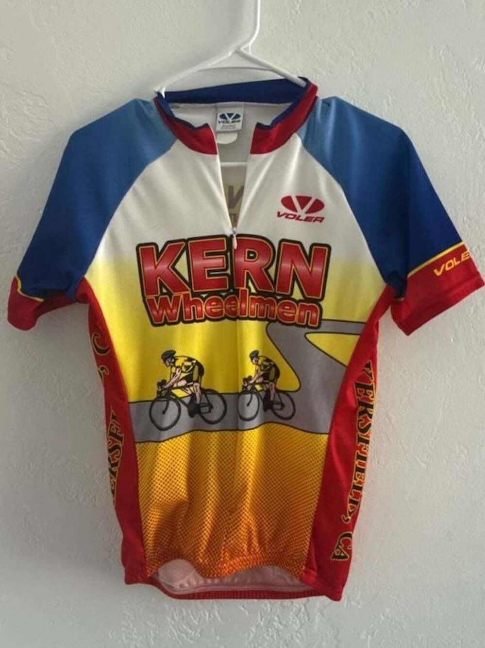 Voler Kern Wheelmen Bakersfield CA Cycling Jersey Small
